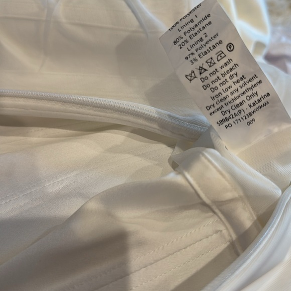 NWOT HOUSE OF CB 'Katarina' White Corset Long Sleeves Maxi Dress sz S plus cup - Picture 9 of 10